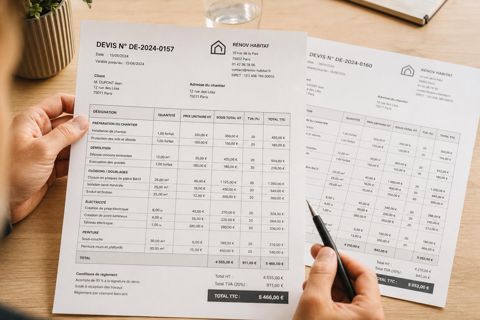 découvrez quelles lignes inclure dans un devis détaillé pour comparer efficacement et objectivement les offres et choisir la meilleure solution.