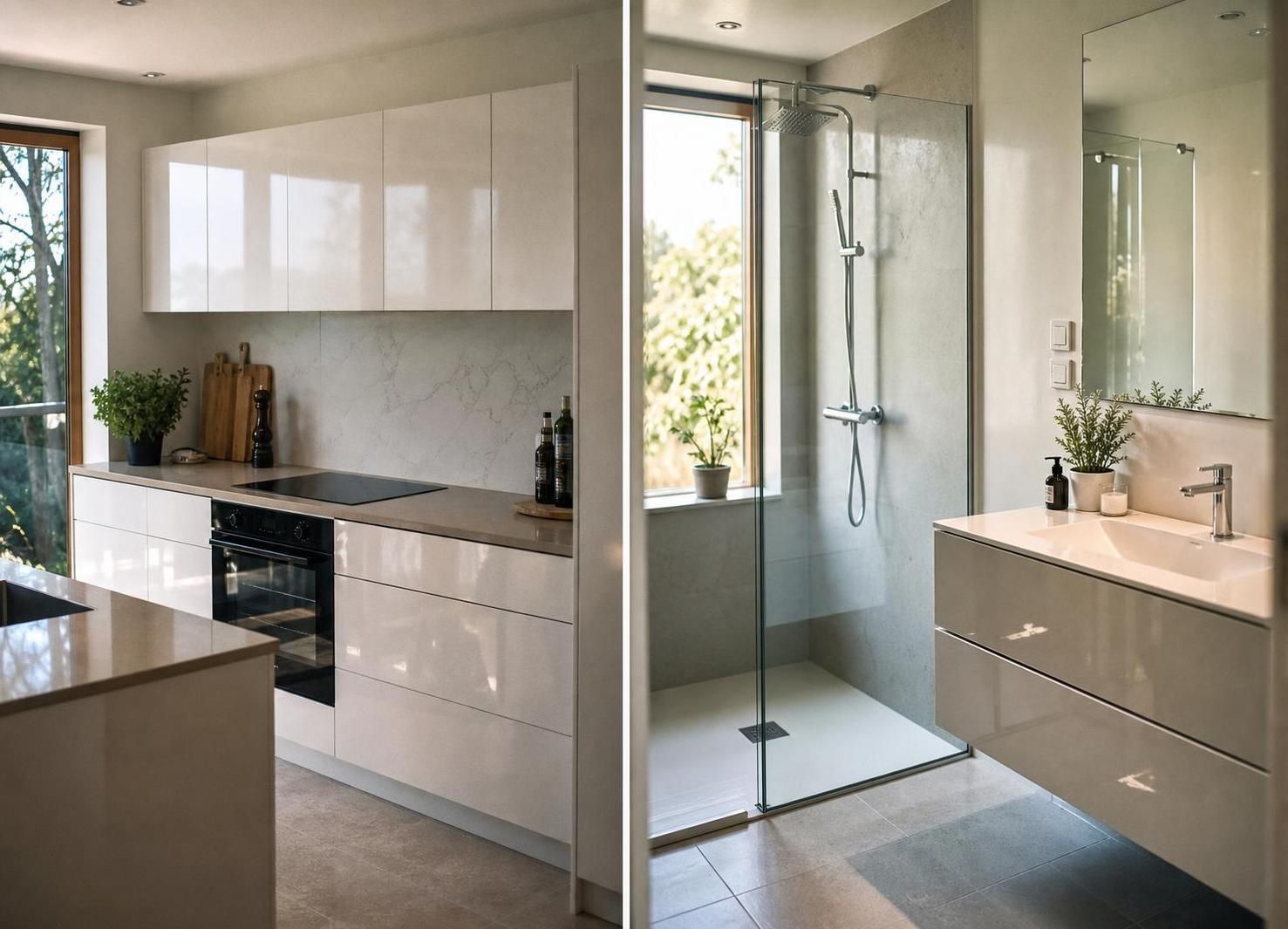 découvrez quelles peintures choisir pour votre cuisine et salle de bain ainsi que le budget à prévoir pour un résultat durable et esthétique.